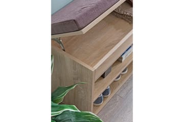 Anielle Skohylde 104x32 cm - Træ / natur - Opbevaring - Skoopbevaring