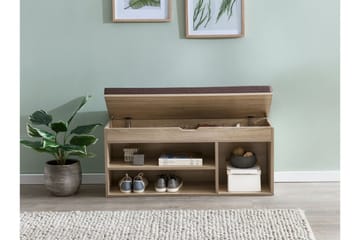 Anielle Skohylde 104x32 cm - Træ / natur - Opbevaring - Skoopbevaring