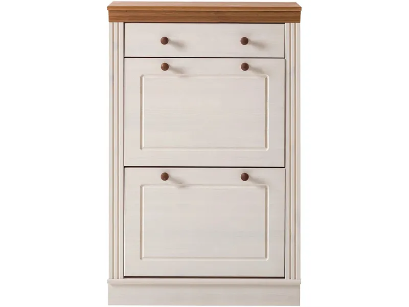 Anita Skostativ 70x105 c7 - Hvid/Honning - Opbevaring - Skoopbevaring