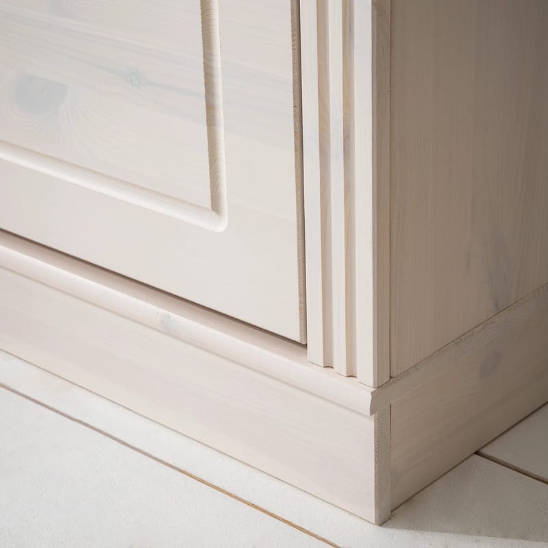 Anita Skostativ 80x105 cm - Hvid/Honning - Opbevaring - Skoopbevaring - Skoskab