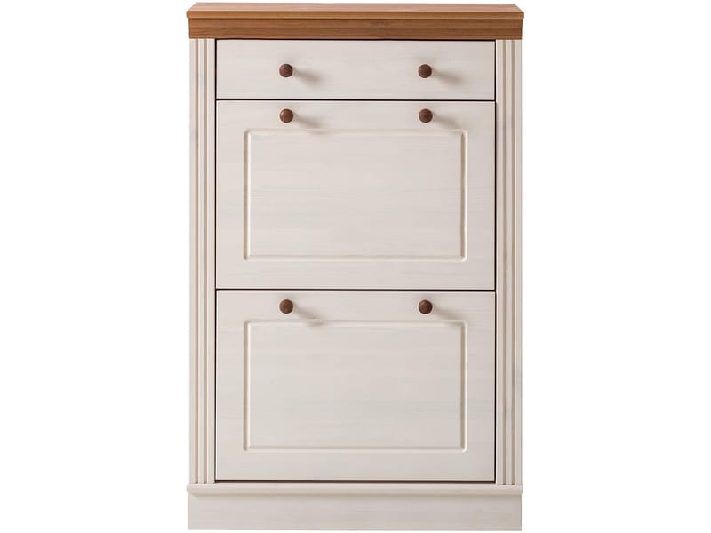 Anita Skostativ 80x105 cm - Hvid/Honning - Opbevaring - Skoopbevaring - Skoskab