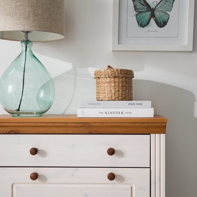 Anita Skostativ 80x105 cm - Hvid/Honning - Opbevaring - Skoopbevaring - Skoskab