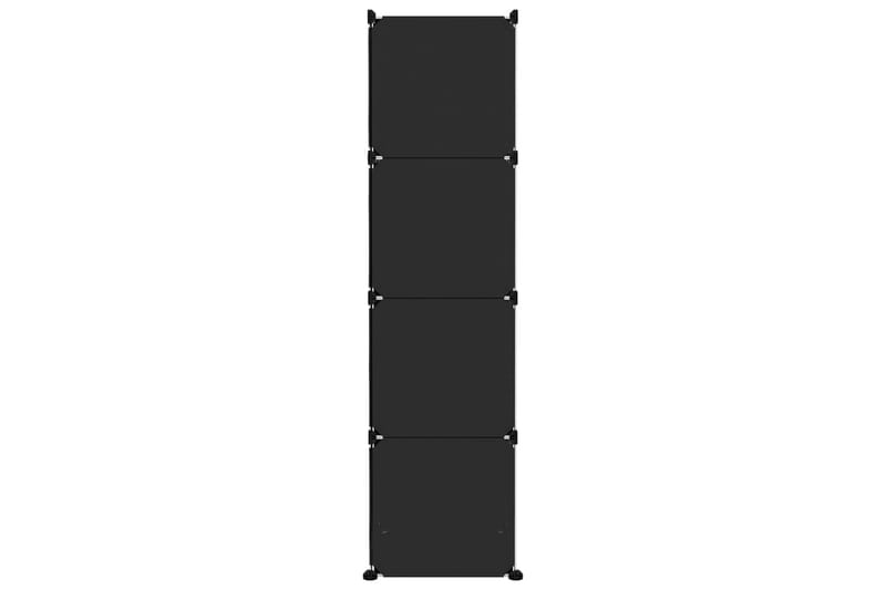 beBasic opbevaringsreol til børn 10 kubeformede kasser PP sort - Sort - Entréopbevaring - Skoopbevaring - Skohylde