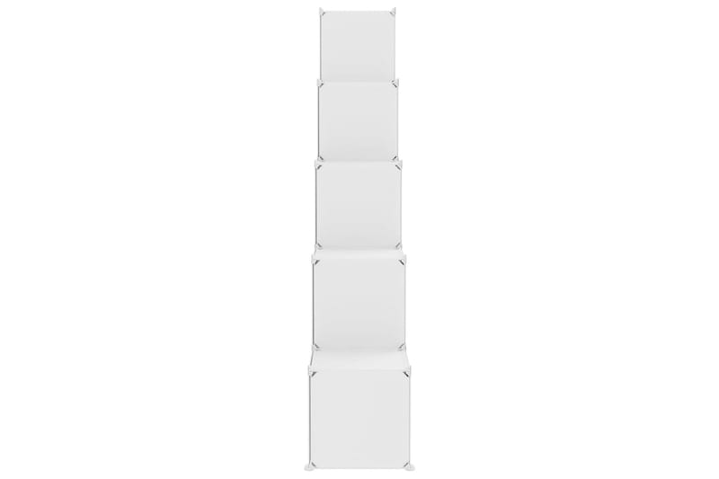beBasic opbevaringsreol til børn 15 kubeformede kasser PP hvid - Hvid - Entréopbevaring - Skoopbevaring - Skohylde