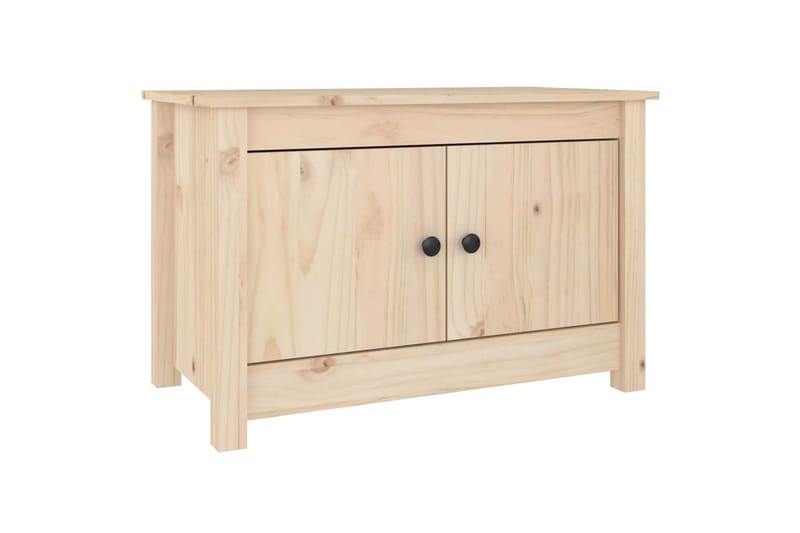 beBasic skobænk 70x38x45,5 cm massivt fyrretræ - Brun - Opbevaring - Skoopbevaring - Skoskab
