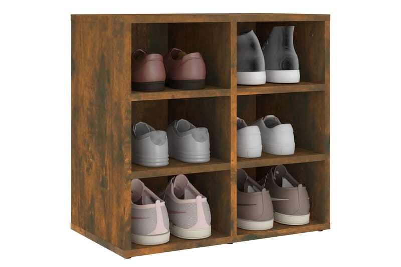 beBasic skoreol 52,5x30x50 cm røget egetræsfinish - Brun - Opbevaring - Skoopbevaring - Skoskab
