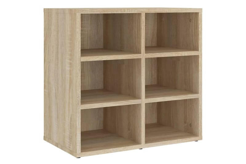 beBasic skoreol 52,5x30x50 cm sonoma-eg - Brun - Opbevaring - Skoopbevaring - Skoskab