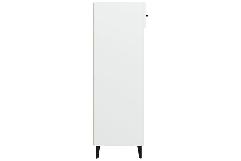 beBasic skoreol 60x35x105 cm konstrueret træ hvid - Hvid - Opbevaring - Skoopbevaring - Skoskab