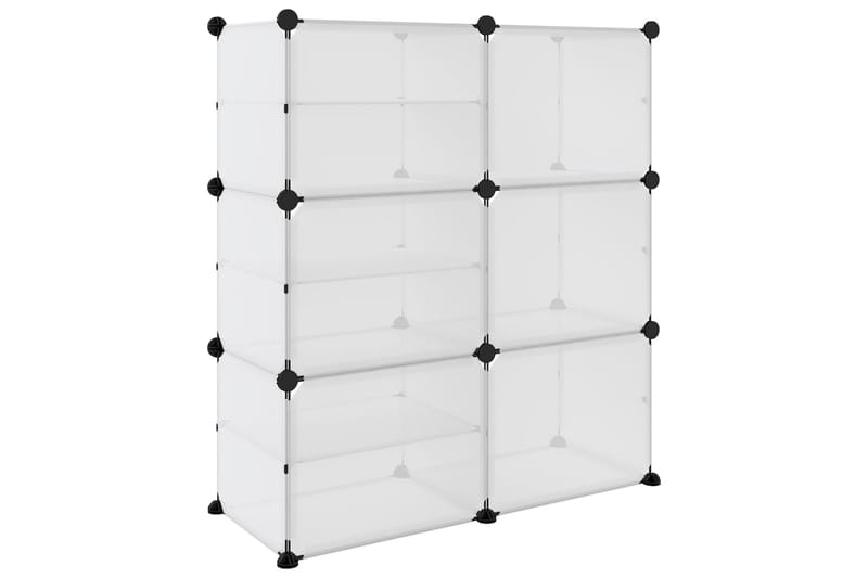 beBasic skoreol 84x31,5x93 cm PP transparent - gennemsigtig - Opbevaring - Skoopbevaring