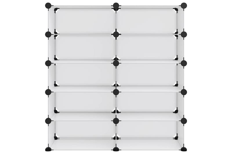 beBasic skoreol 84x32x88,5 cm PP transparent - gennemsigtig - Opbevaring - Skoopbevaring