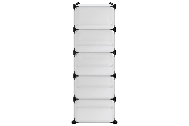 beBasic skoreol 84x32x88,5 cm PP transparent - gennemsigtig - Opbevaring - Skoopbevaring