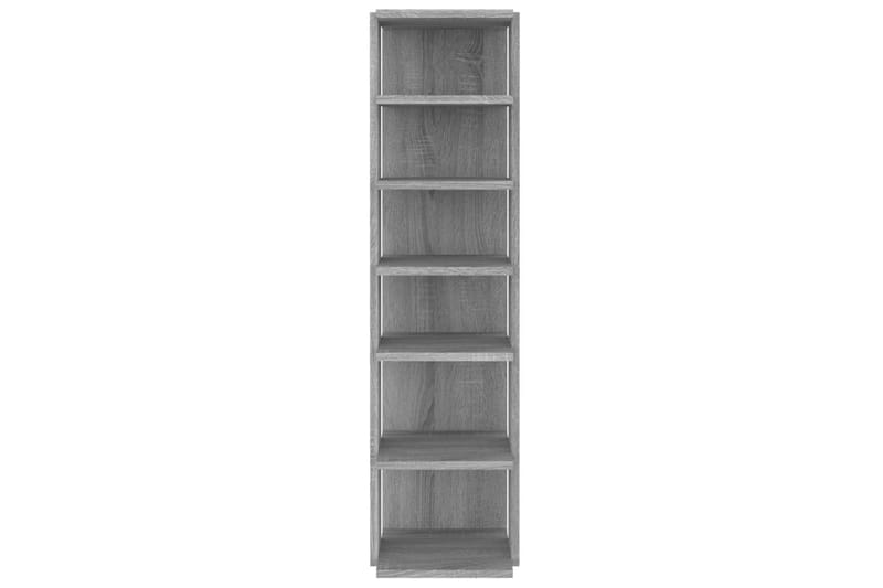 beBasic skoreoler 2 stk. 25x27x102 cm konstrueret træ grå sonoma-eg - GrÃ¥ - Opbevaring - Skoopbevaring