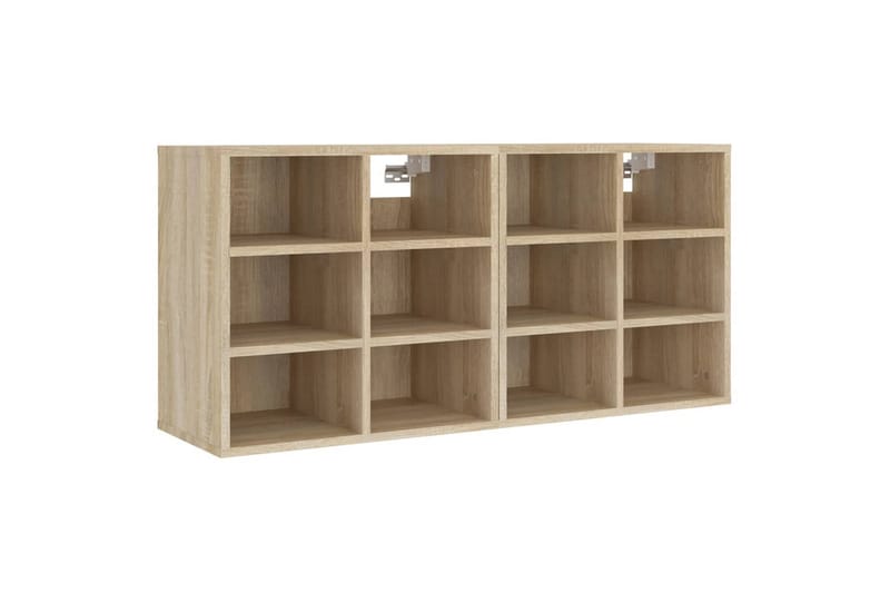 beBasic skoreoler 2 stk. 52,5x30x50 cm sonoma-eg - Brun - Skoskab - Entréopbevaring - Skoopbevaring