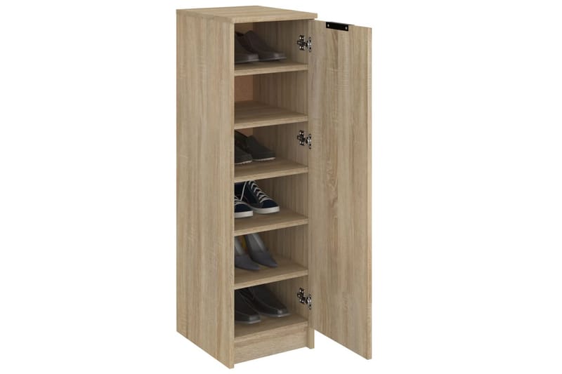 beBasic skoskab 30x35x100 cm konstrueret træ sonoma-eg - Brun - Skoskab - Entréopbevaring - Skoopbevaring