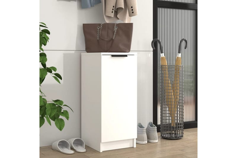 beBasic skoskab 30x35x70 cm konstrueret træ hvid - Hvid - Skoskab - Entréopbevaring - Skoopbevaring