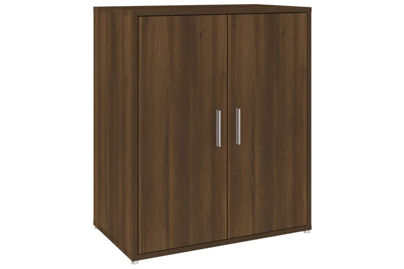beBasic skoskab 60x35x70 cm konstrueret træ brun egetræsfarve - Brun - Opbevaring - Skoopbevaring