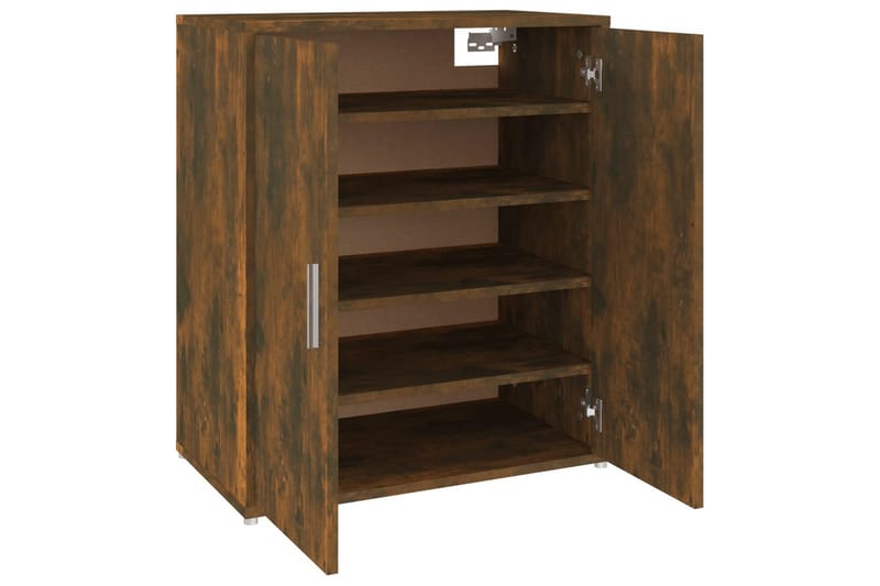 beBasic skoskab 60x35x70 cm konstrueret træ røget egetræ - Brun - Opbevaring - Skoopbevaring