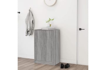 beBasic skoskab 60x35x92 cm konstrueret træ grå sonoma-eg - GrÃ¥ - Opbevaring - Skoopbevaring