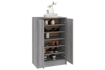 beBasic skoskab 60x35x92 cm konstrueret træ grå sonoma-eg - GrÃ¥ - Opbevaring - Skoopbevaring