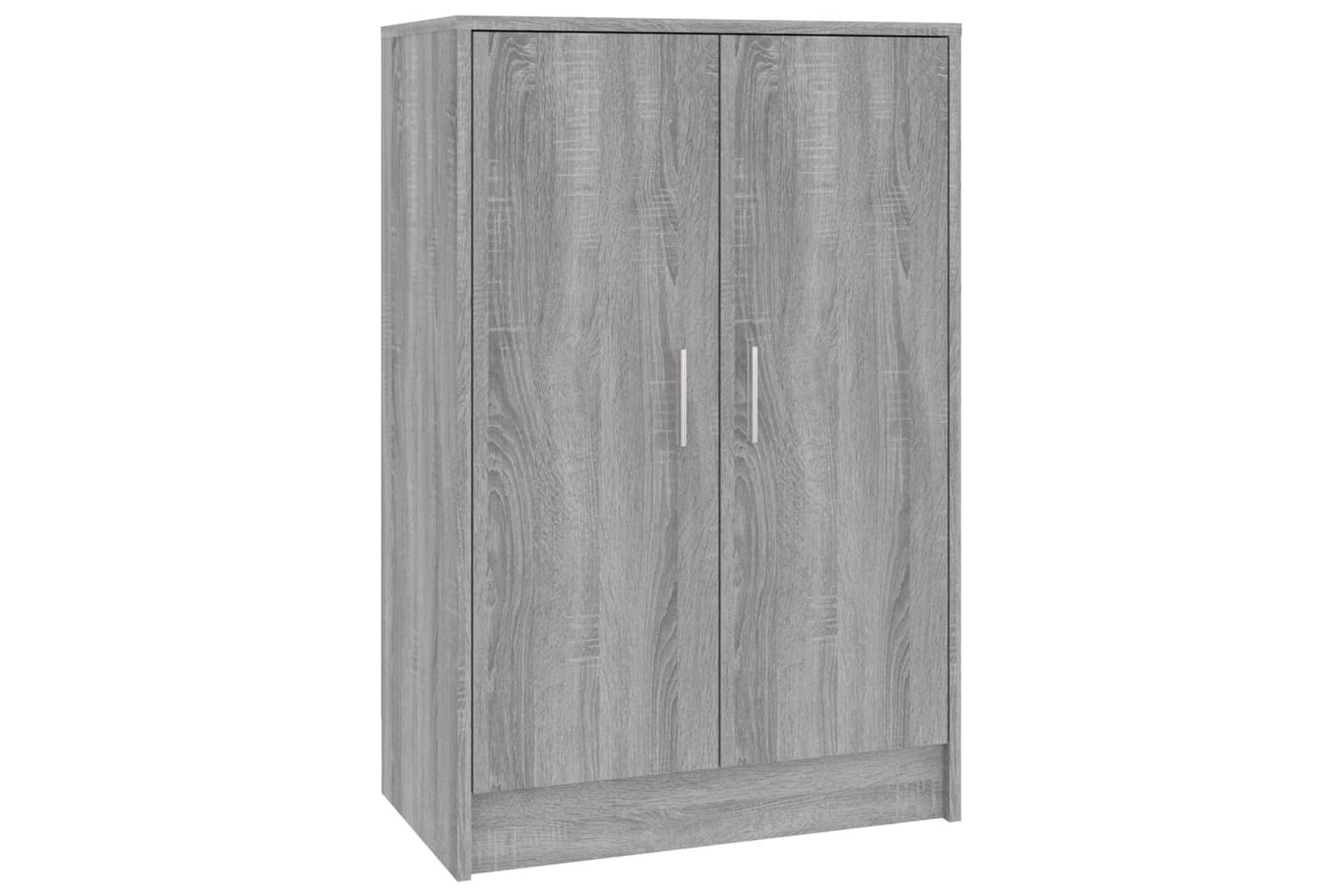 beBasic skoskab 60x35x92 cm konstrueret træ grå sonoma-eg - GrÃ¥ - Opbevaring - Skoopbevaring