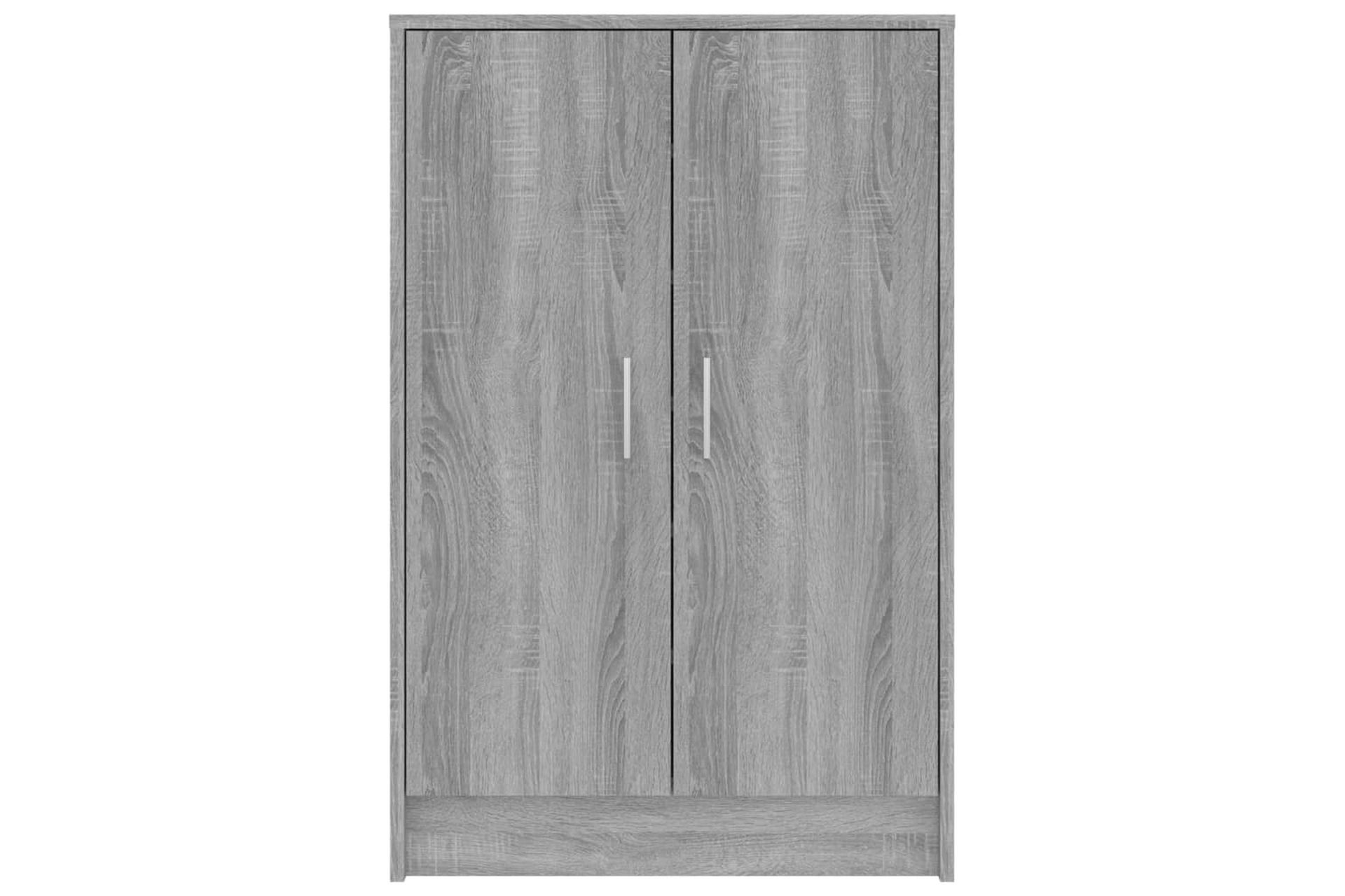 beBasic skoskab 60x35x92 cm konstrueret træ grå sonoma-eg - GrÃ¥ - Opbevaring - Skoopbevaring