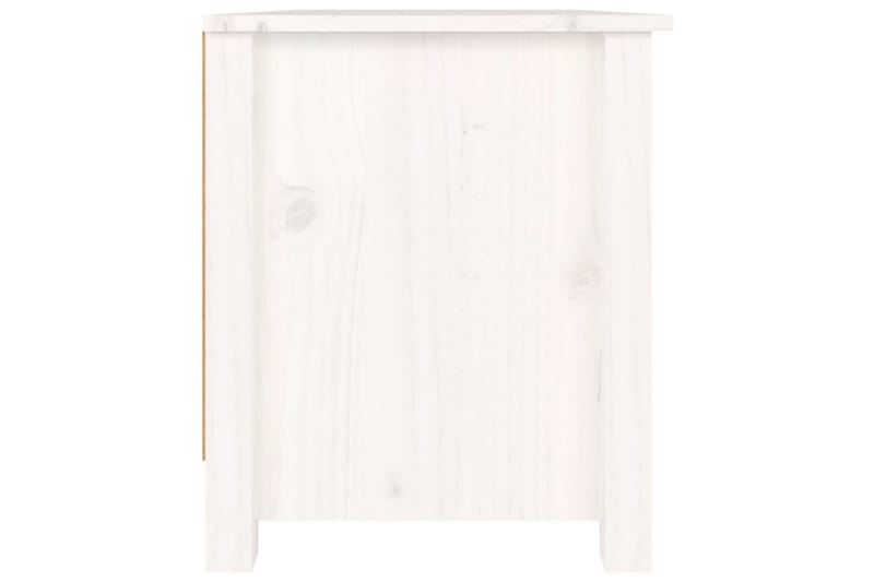 beBasic skoskab 70x38x45,5 cm massivt fyrretræ hvid - Hvid - Opbevaring - Skoopbevaring - Skoskab