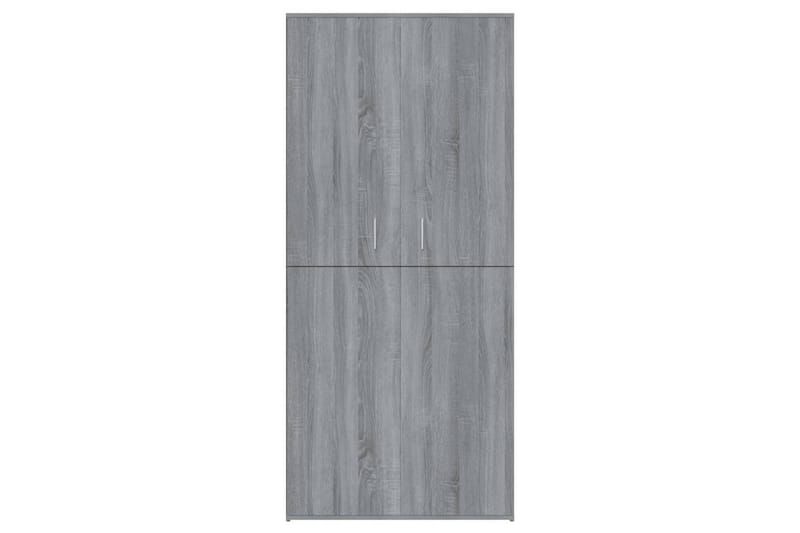 beBasic skoskab 80x39x178 cm konstrueret træ grå sonoma-eg - GrÃ¥ - Opbevaring - Skoopbevaring