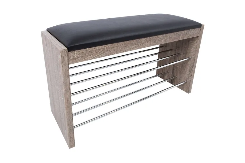 Beno Skohylde 79,5x30x50 cm Mørkebrun - Opbevaring - Skoopbevaring