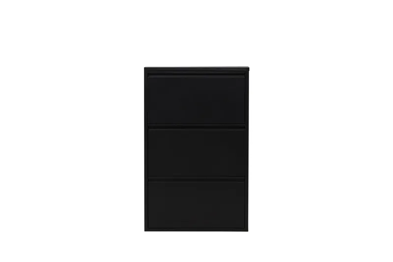 Bonito Skoskab 60x15 cm - Sort - Opbevaring - Skoopbevaring - Skoskab