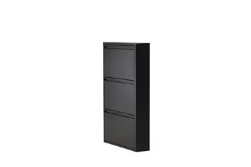 Bonito Skoskab 60x15 cm - Sort - Opbevaring - Skoopbevaring