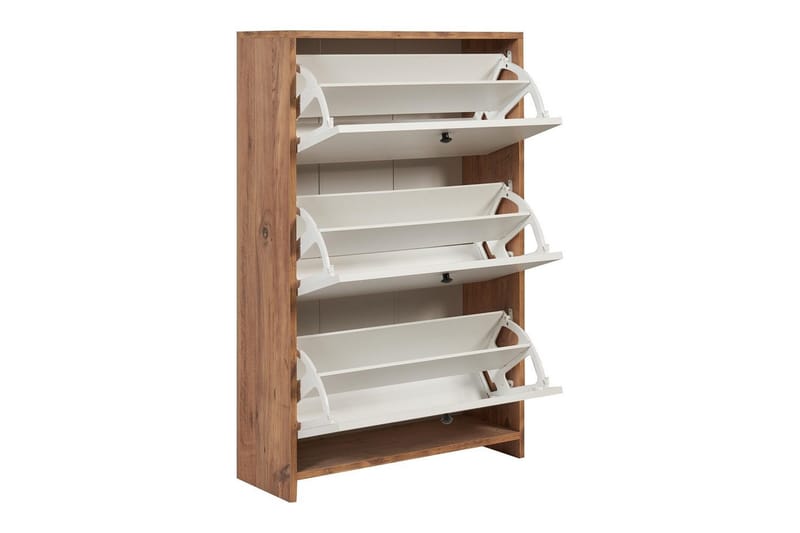 Comfortale Skoskab 26 cm - Hvid/Mintgrøn/Lysfarvet træ - Opbevaring - Skoopbevaring - Skoskab