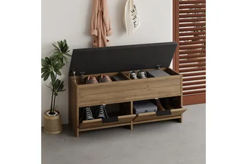 Cove Skoskab 106 cm - Brun - Opbevaring - Skoopbevaring