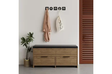 Cove Skoskab 106 cm - Brun - Opbevaring - Skoopbevaring