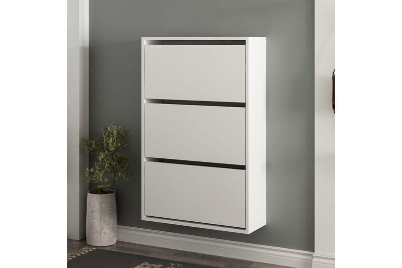 Dasina Skoskab 70 cm - Hvid - Opbevaring - Skoopbevaring - Skoskab