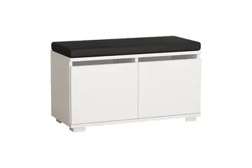 Drago Skoskab 80 cm - Hvid - Opbevaring - Skoopbevaring