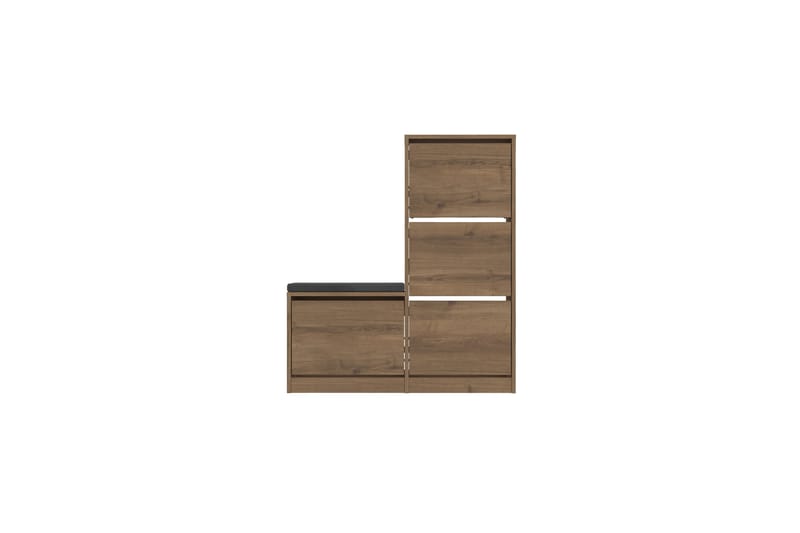 Dude Skoskab 105 cm - Beige - Opbevaring - Skoopbevaring - Skoskab