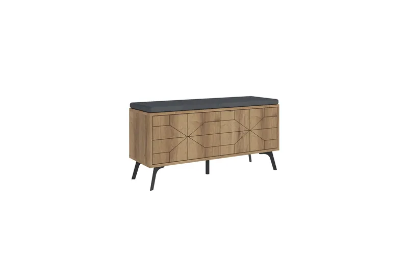 Dune Skoskab 107 cm, Brun