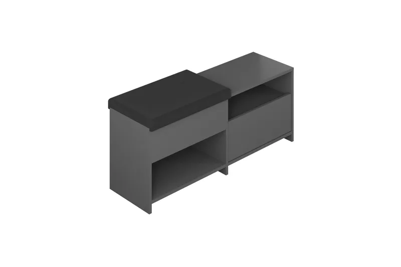 Filux Skoskab 120,3 cm, Antracit