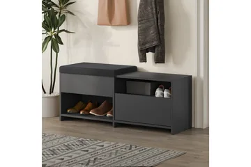 Filux Skoskab 120,3 cm - Antracit - Opbevaring - Skoopbevaring