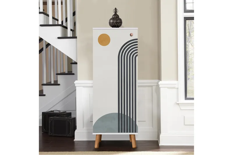 Gelsgan Skoskab 50 cm - Blå - Opbevaring - Skoopbevaring - Skoskab