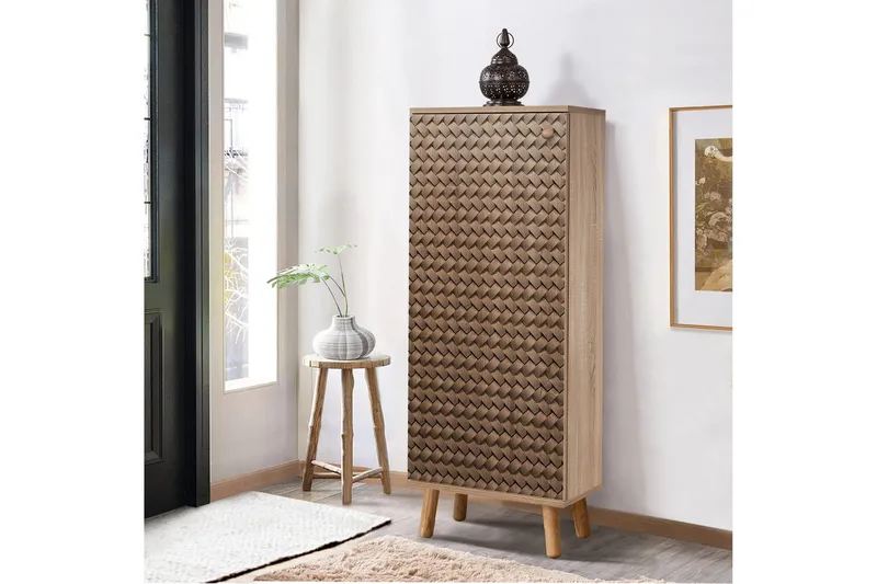 Gelsgan Skoskab 50 cm, Brun