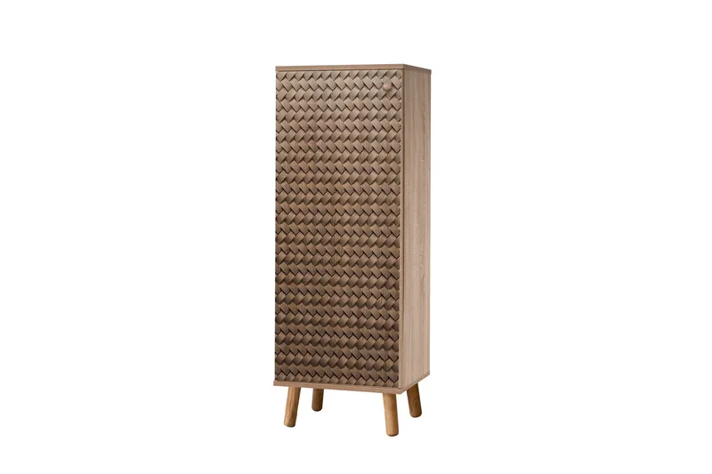 Gelsgan Skoskab 50 cm - Brun - Opbevaring - Skoopbevaring