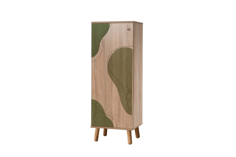 Gelsgan Skoskab 50 cm - Grøn - Opbevaring - Skoopbevaring