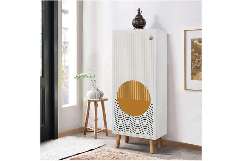 Gelsgan Skoskab 50 cm - Hvid - Opbevaring - Skoopbevaring - Skoskab