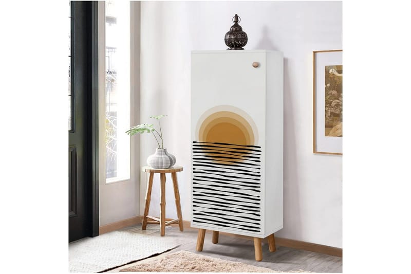 Gelsgan Skoskab 50 cm - Hvid - Opbevaring - Skoopbevaring - Skoskab