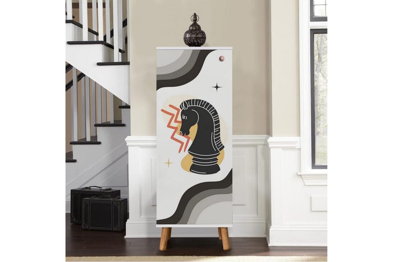 Gelsgan Skoskab 50 cm - Hvid - Opbevaring - Skoopbevaring - Skoskab