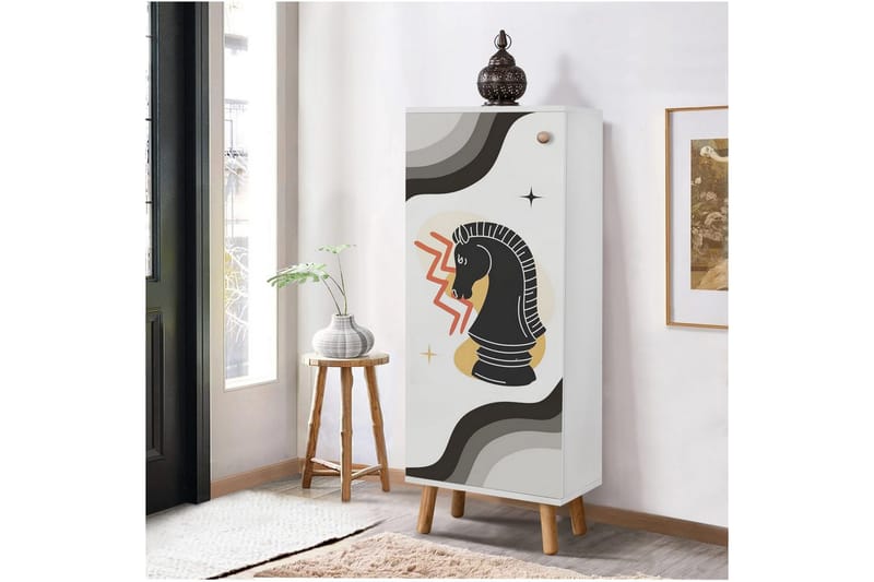 Gelsgan Skoskab 50 cm - Hvid - Opbevaring - Skoopbevaring - Skoskab