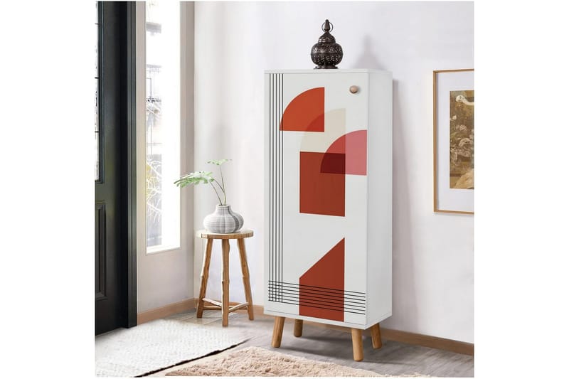 Gelsgan Skoskab 50 cm - Hvid - Opbevaring - Skoopbevaring - Skoskab