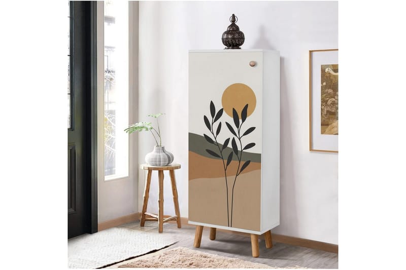 Gelsgan Skoskab 50 cm - Hvid - Opbevaring - Skoopbevaring - Skoskab