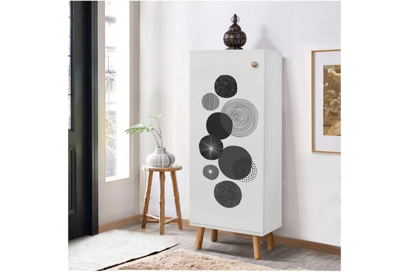 Gelsgan Skoskab 50 cm - Hvid - Opbevaring - Skoopbevaring - Skoskab